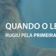 Quando o leão rugiu pela primeira vez?