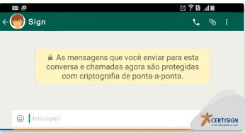 Atualização do WhatsApp traz criptografia de ponta-a-ponta