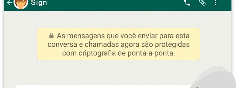 Atualização do WhatsApp traz criptografia de ponta-a-ponta