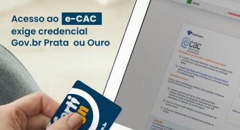 Acesso ao portal e-CAC exige biometria ou certificado digital