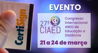 Digitalização, segurança e confiança no ensino híbrido é tema de palestra em congresso promovido pela ABED